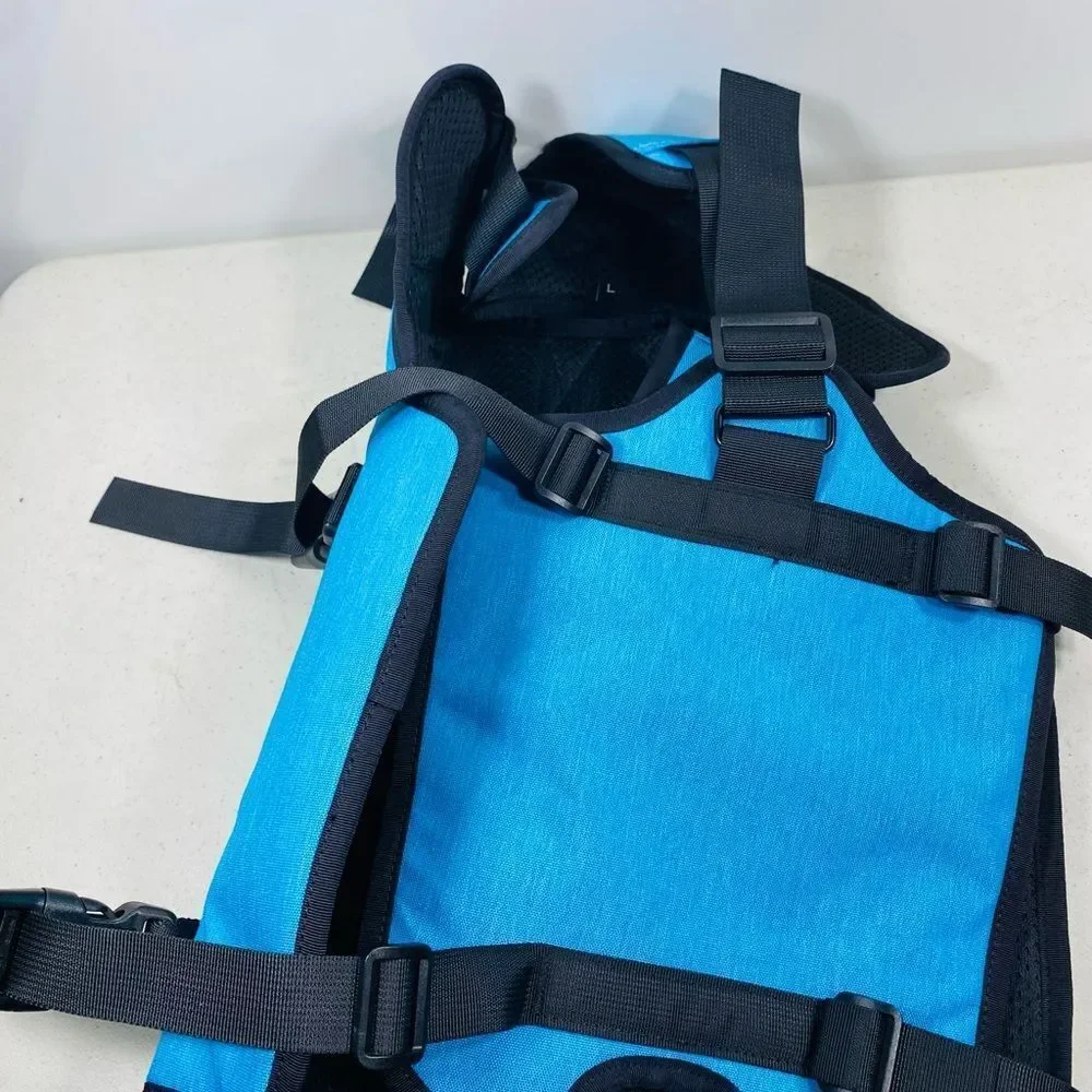 Petnanny Dog Lift Harmess Pet Nanny Shoreline Blue Sz Large